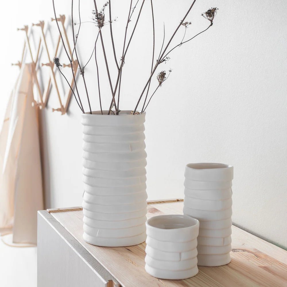 Mette Ditmer RIBBON Ljuslykta 2 - pack, Off - white - Azalea Home