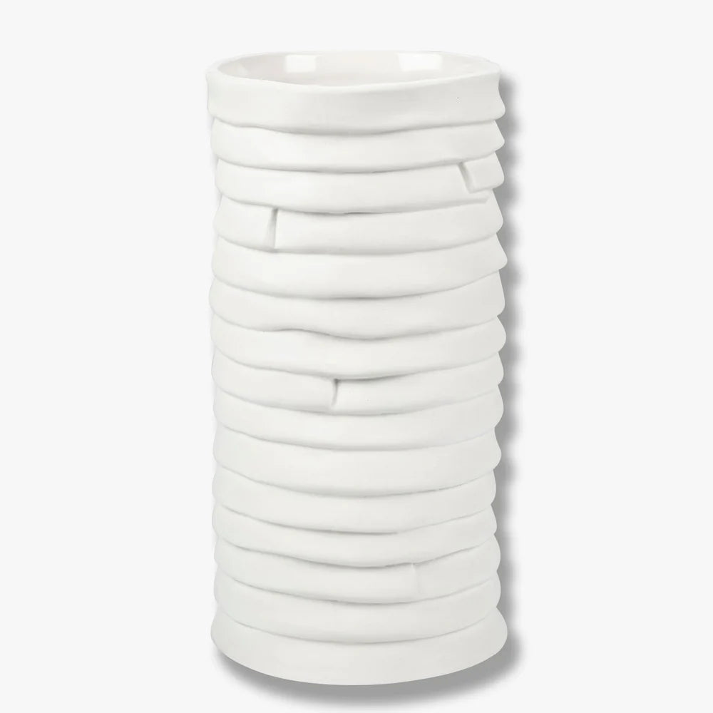 Mette Ditmer RIBBON Vas, Off - white - Azalea Home