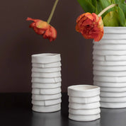 Mette Ditmer RIBBON Vas, Off - white - Azalea Home