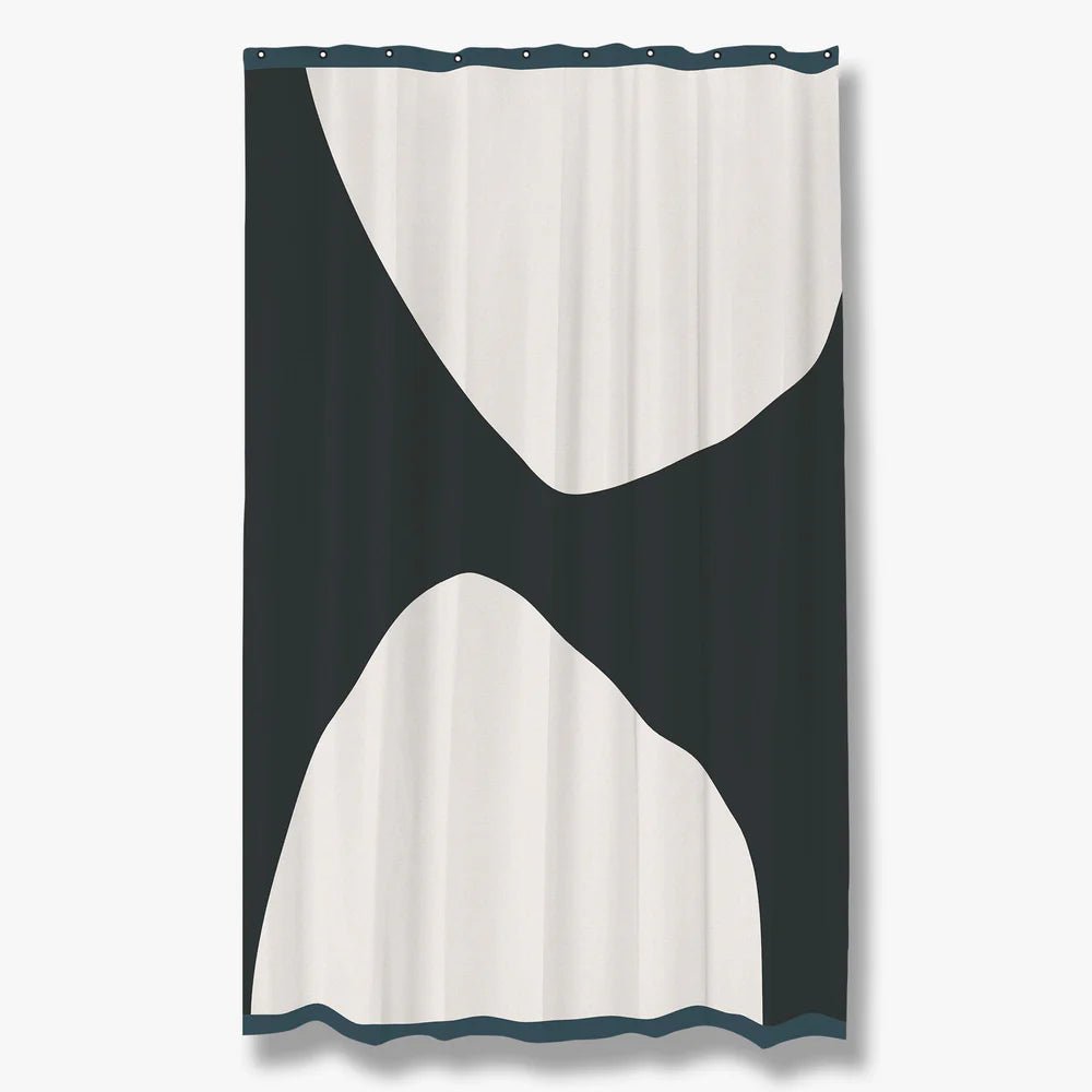 Mette Ditmer ROCK Duschdraperi 150x200, Svart - Azalea Home