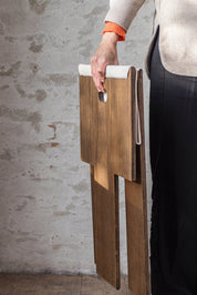 Mette Ditmer ROOTS Pall hopfällbar, Dark oiled - Azalea Home