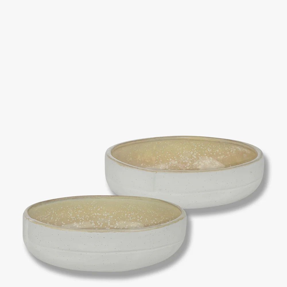 Mette Ditmer SAND GRAIN Skål 2 - pack Ø13,5xH5, Straw - Azalea Home