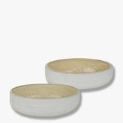 Mette Ditmer SAND GRAIN Skål 2 - pack Ø13,5xH5, Straw - Azalea Home