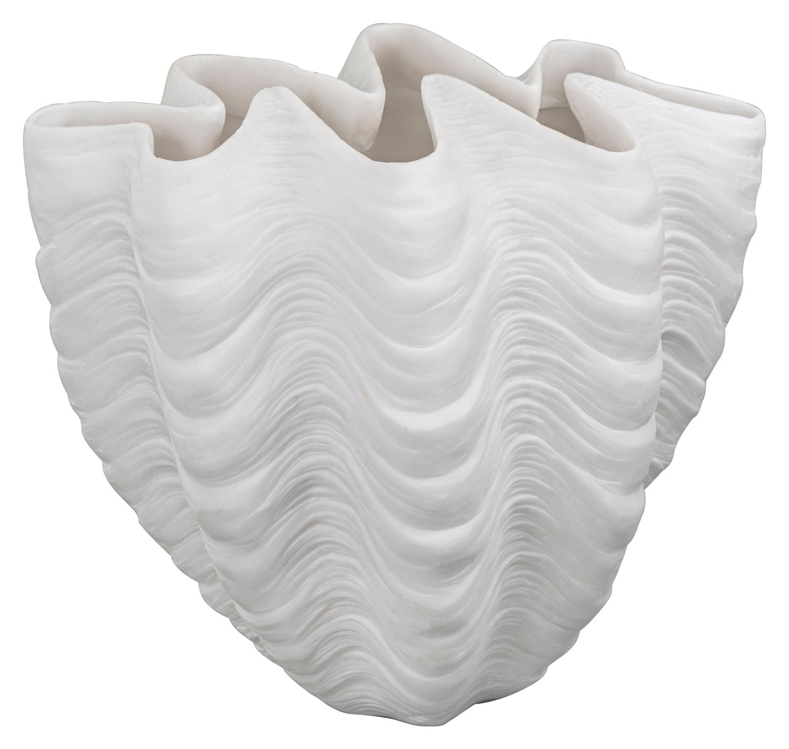 Mette Ditmer SHELL Vas, Off - white - Azalea Home