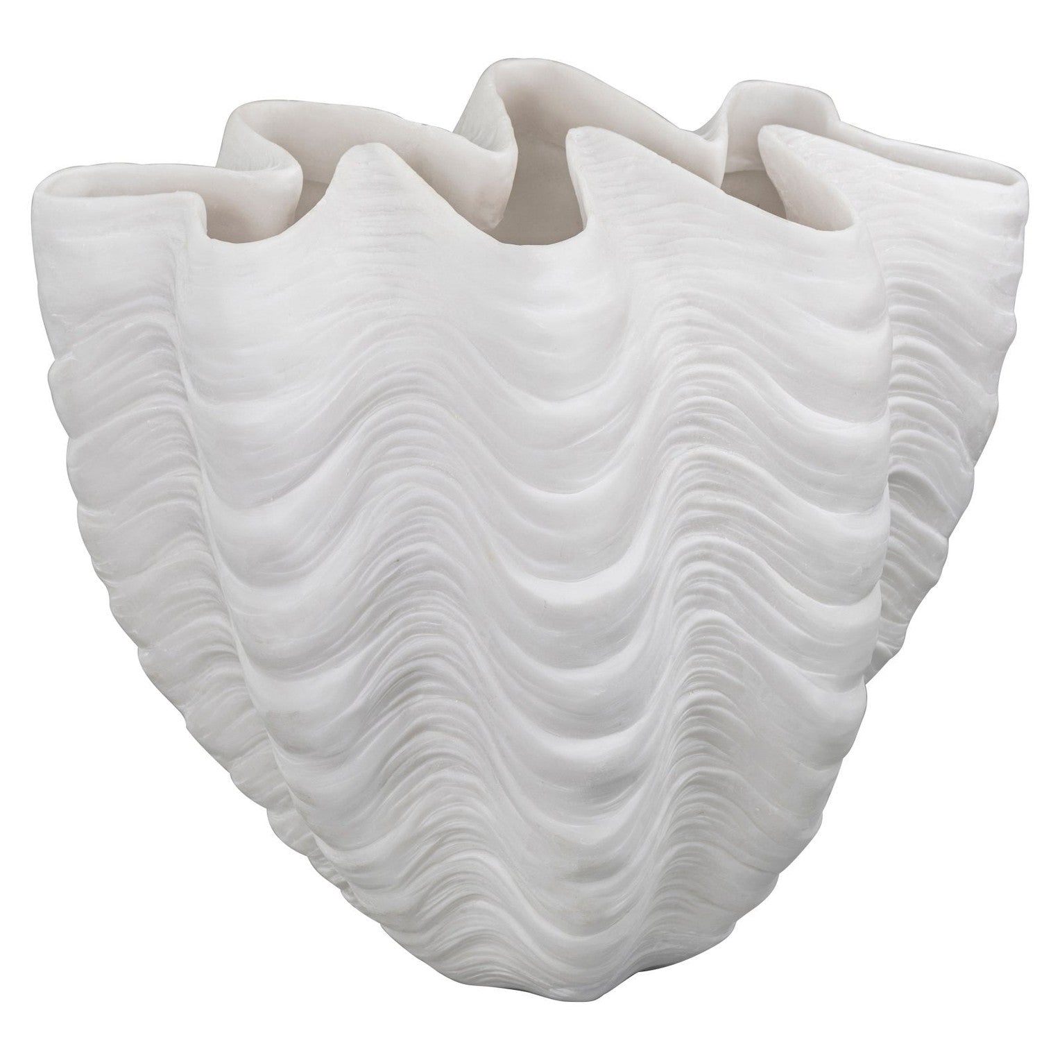 Mette Ditmer SHELL Vas, Off - white - Azalea Home