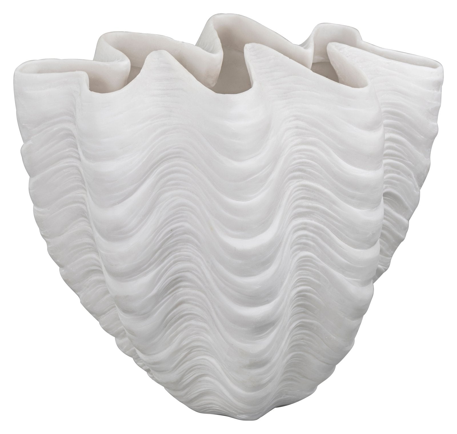 Mette Ditmer SHELL Vas, Off - white - Azalea Home