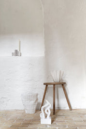Mette Ditmer SHELL Vas, Off - white - Azalea Home