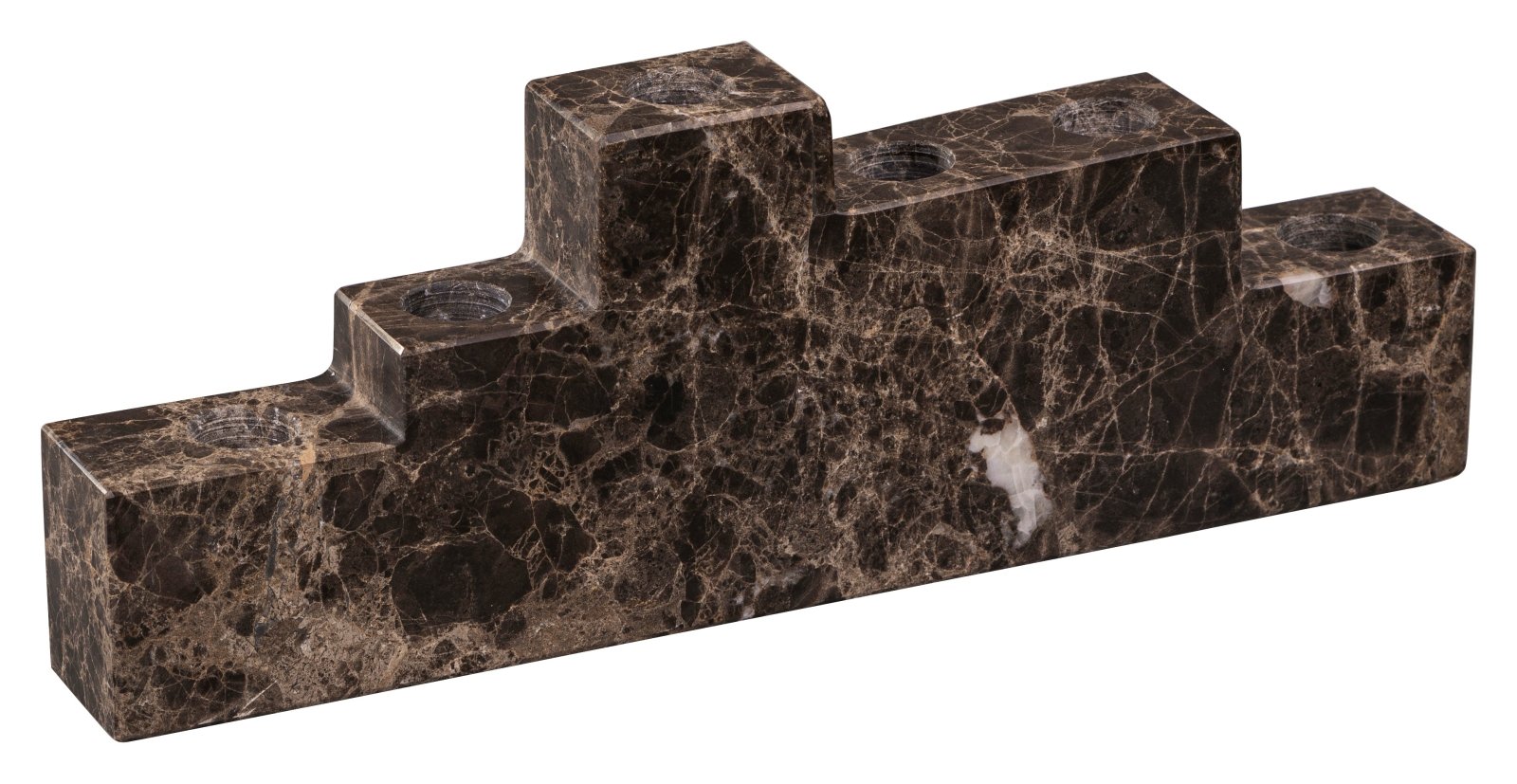 Mette Ditmer STEP Ljusstake, Brun - Azalea Home