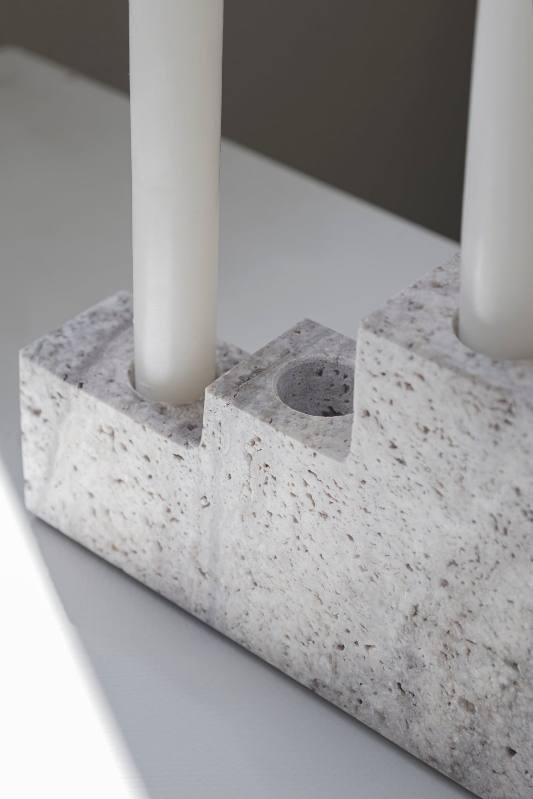 Mette Ditmer STEP Ljusstake, Chalk - Azalea Home