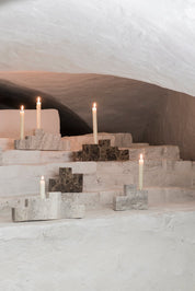 Mette Ditmer STEP Ljusstake, Chalk - Azalea Home