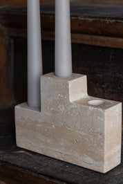 Mette Ditmer STEP Ljusstake, Linne - Azalea Home