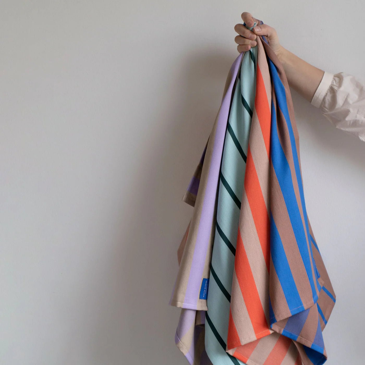 Mette Ditmer STRIPES Kökshandduk 2 - pack, Latte - Azalea Home