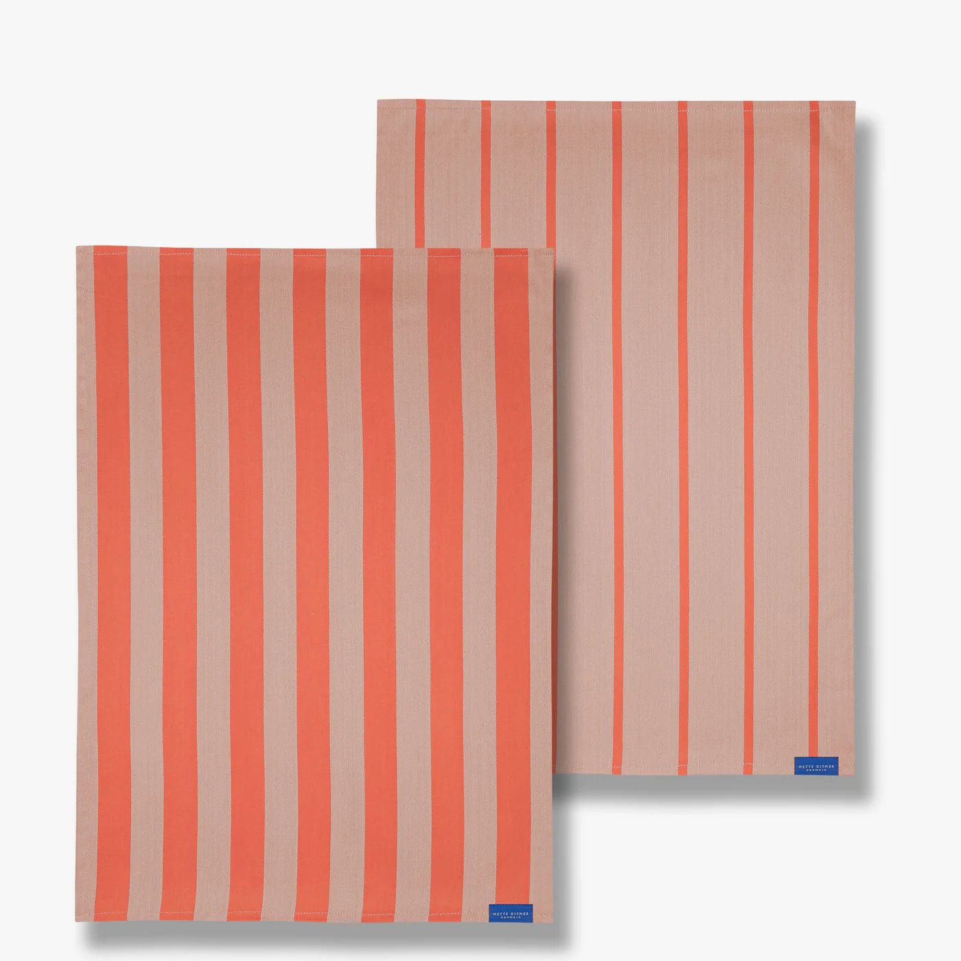 Mette Ditmer STRIPES Kökshandduk 2 - pack, Latte - Azalea Home