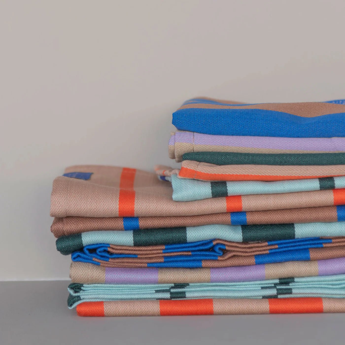 Mette Ditmer STRIPES Kökshandduk 2 - pack, Latte - Azalea Home