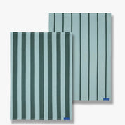 Mette Ditmer STRIPES Kökshandduk 2 - pack, Mint - Azalea Home