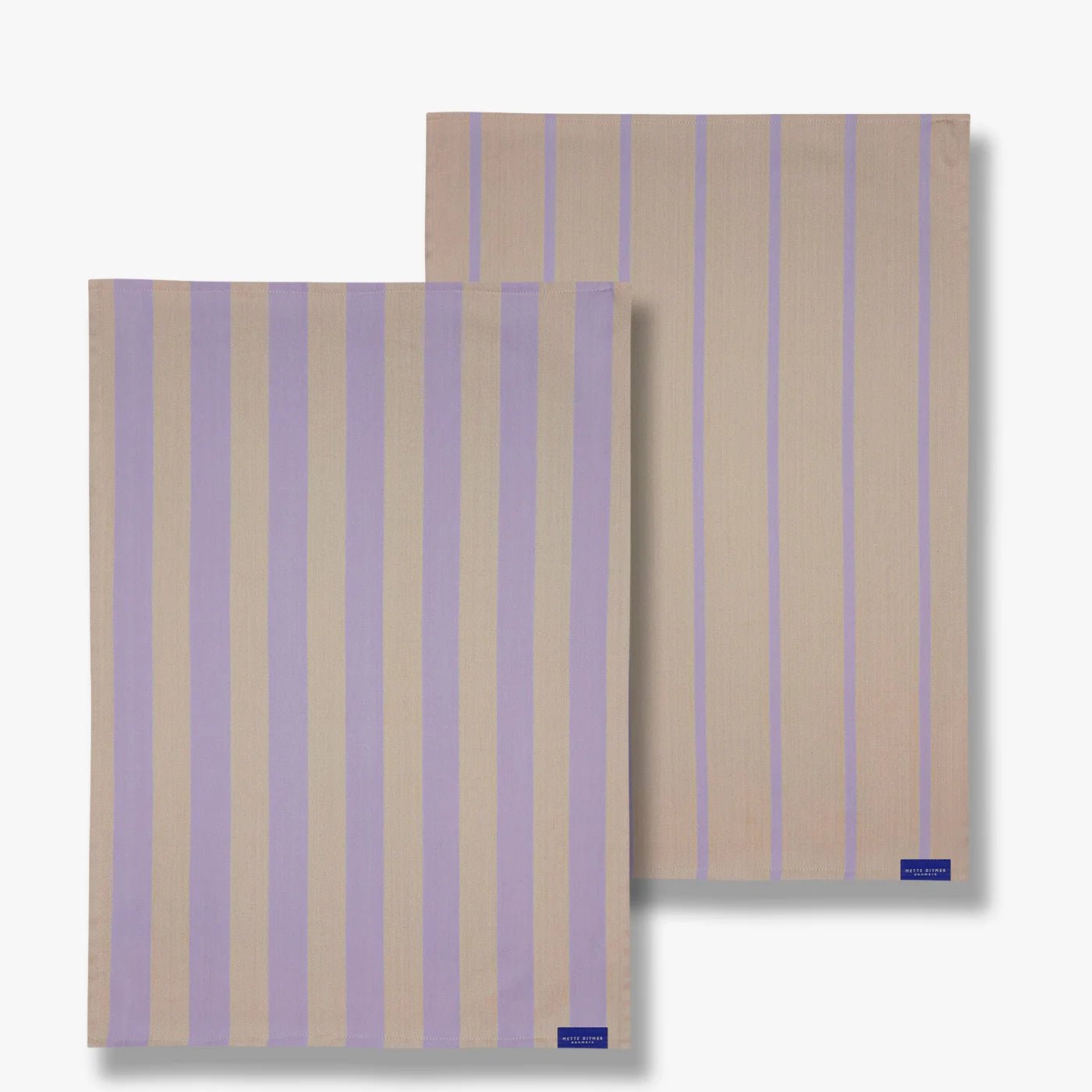 Mette Ditmer STRIPES Kökshandduk 2 - pack, Sand - Azalea Home