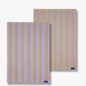 Mette Ditmer STRIPES Kökshandduk 2 - pack, Sand - Azalea Home