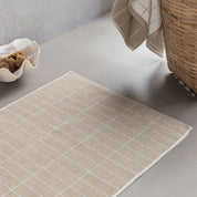 Mette Ditmer TILE STONE Badrumsmatta 50x80, Sand / Off - white - Azalea Home