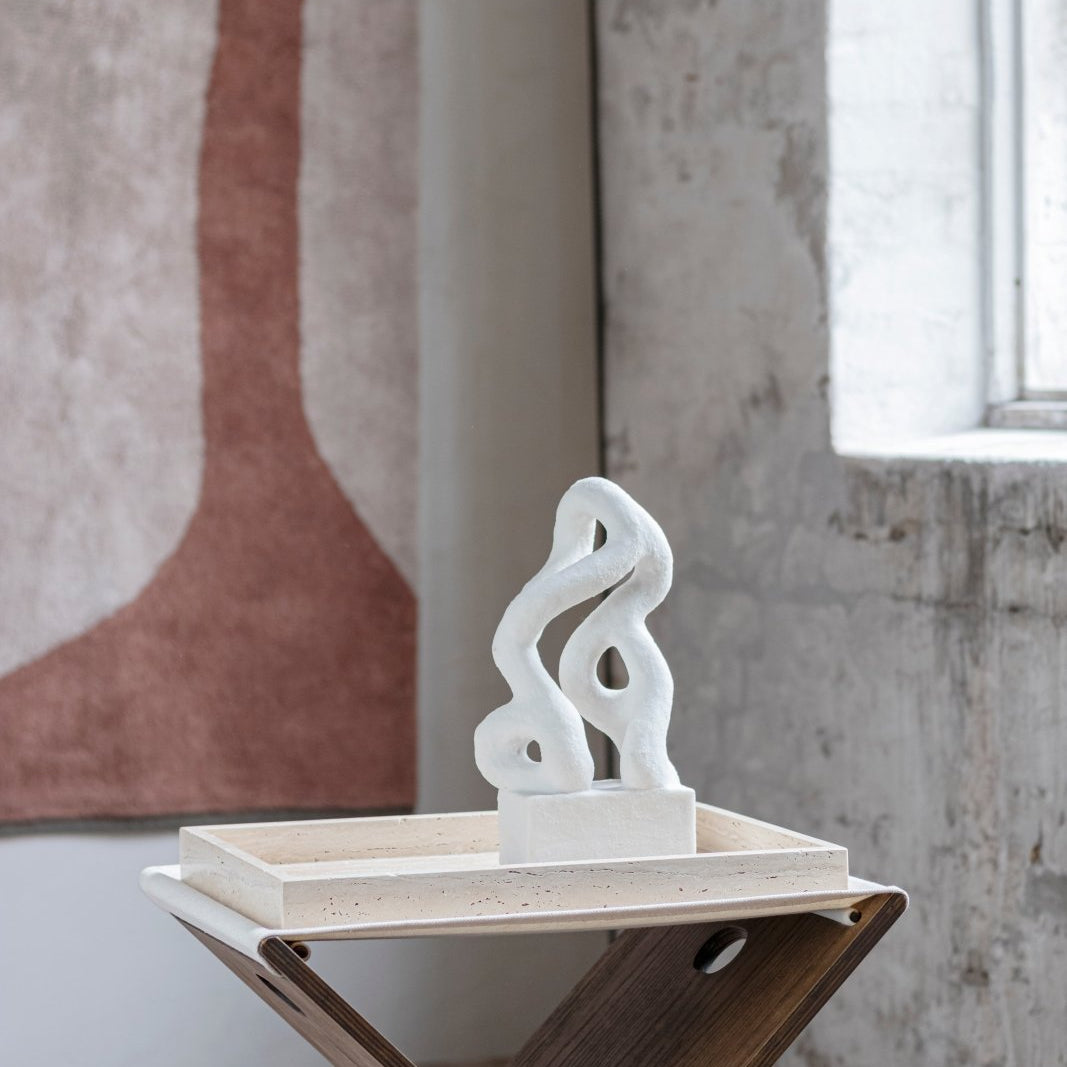 Mette Ditmer TRAVERTINE Bricka, Linne - Azalea Home