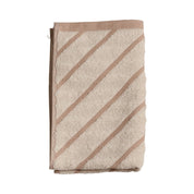Mogihome Gästhandduk Masumi Rand 30X50, Puder - Azalea Home
