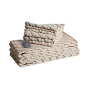 Mogihome Handduk Masumi Rand 50x70, Brun - Azalea Home