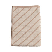 Mogihome Handduk Masumi Rand 50x70, Puder - Azalea Home
