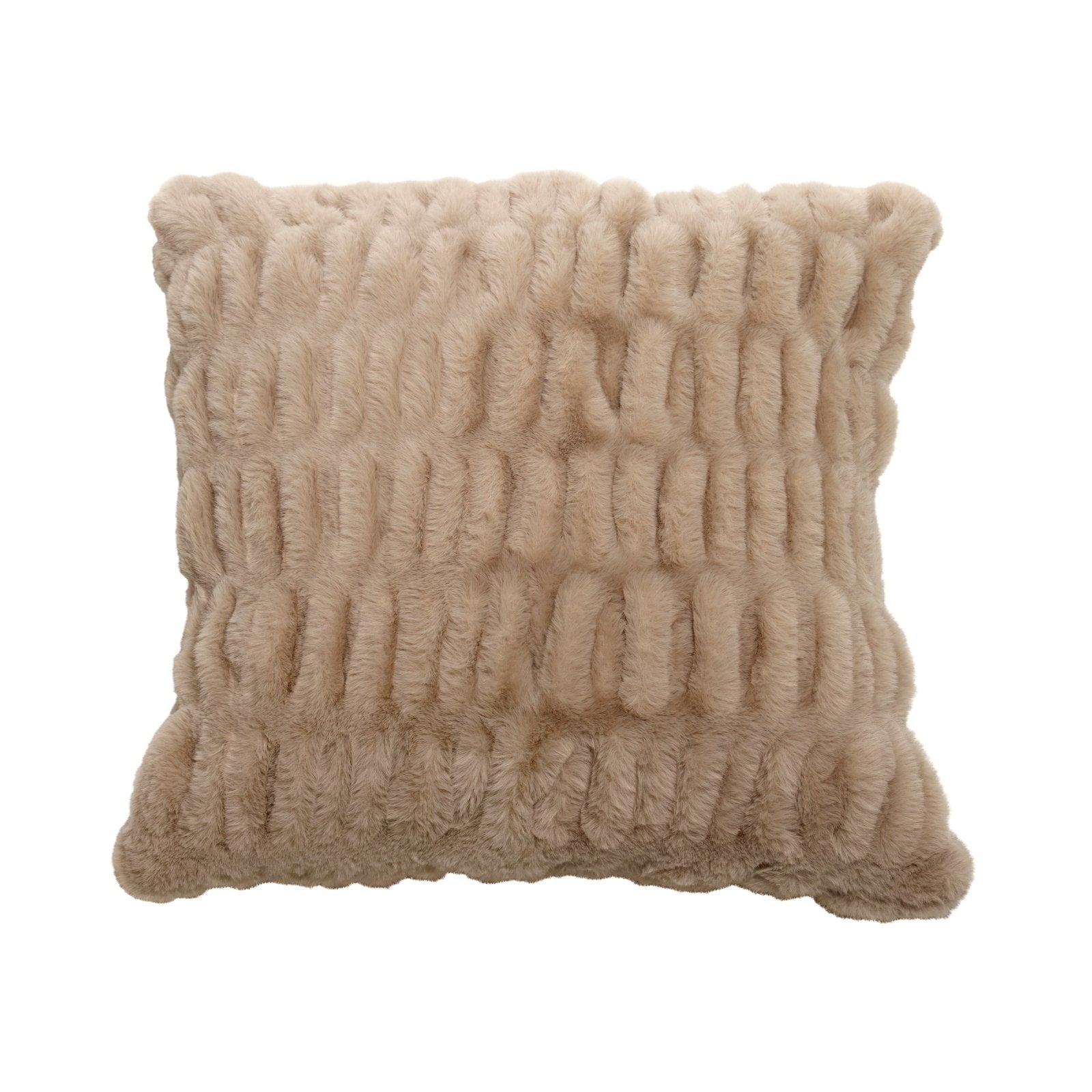 Mogihome Kuddfodral Fluffy 50x50, Beige - Azalea Home
