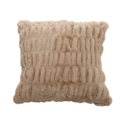 Mogihome Kuddfodral Fluffy 50x50, Beige - Azalea Home