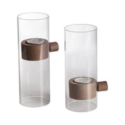 Mogihome Ljuslykta Elvin 2 - P, Glas/Brun - Azalea Home