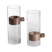 Mogihome Ljuslykta Elvin 2 - P, Glas/Brun - Azalea Home