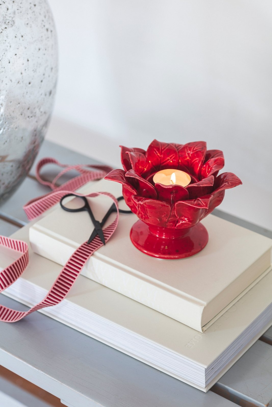 Mogihome Ljuslykta Shelly Amaryllis, Röd - Azalea Home