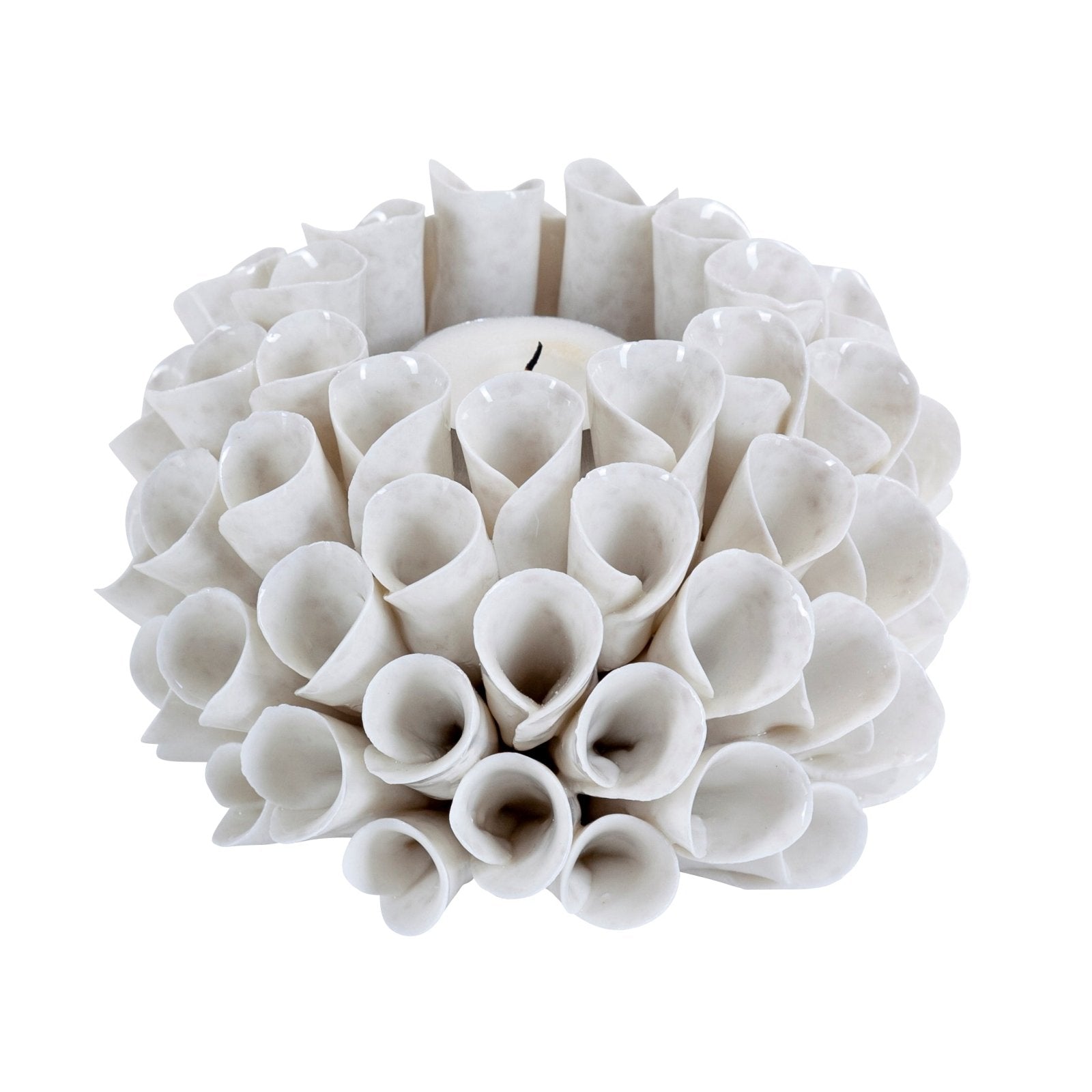 Mogihome Ljuslykta Shelly, Creme - Azalea Home
