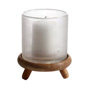 Mogihome Ljuslykta Toivo Liten, Glas/Trä - Azalea Home
