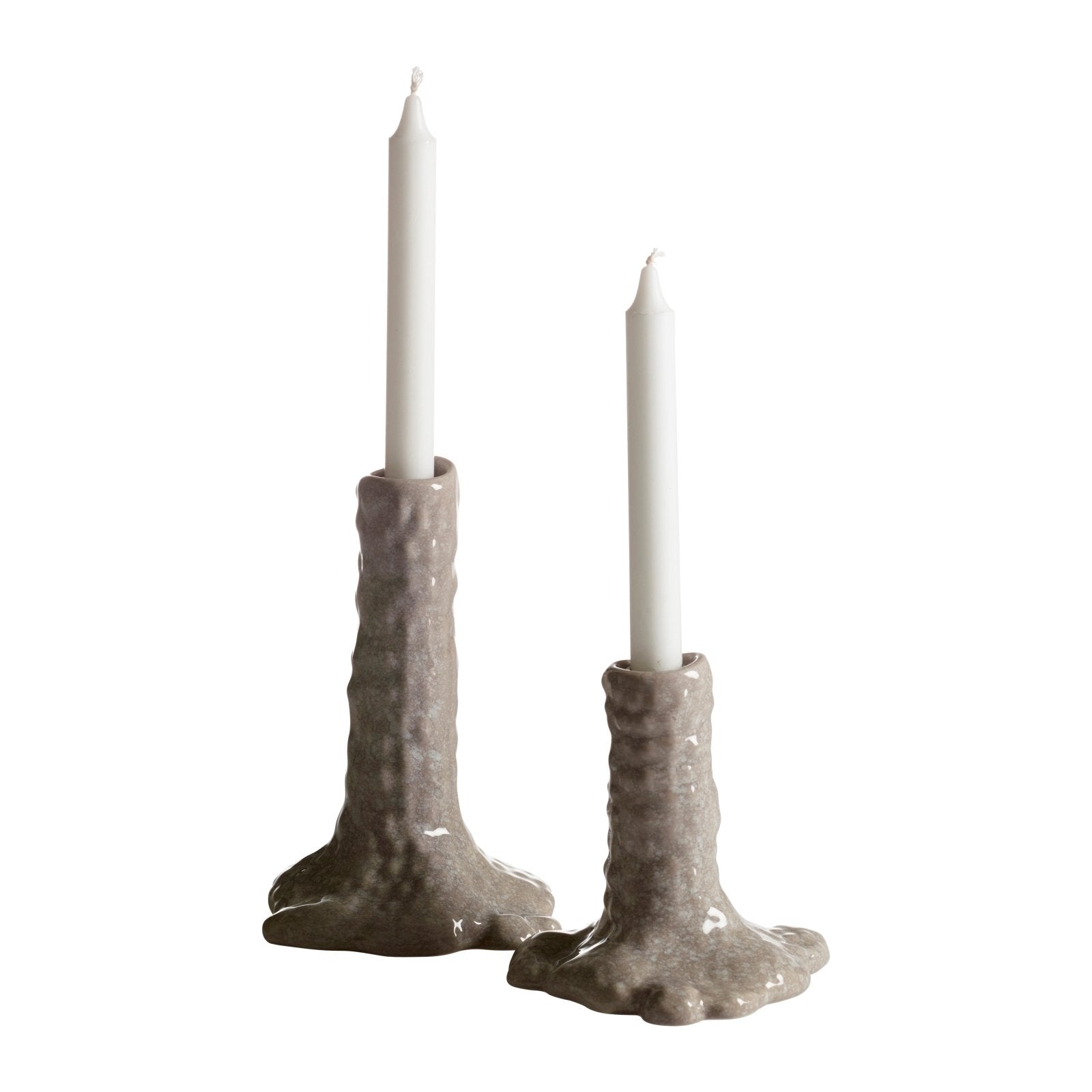 Mogihome Ljusstake Lizzie, Liten, Beige - Azalea Home