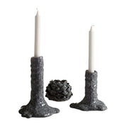Mogihome Ljusstake Lizzie, Liten, Grå - Azalea Home