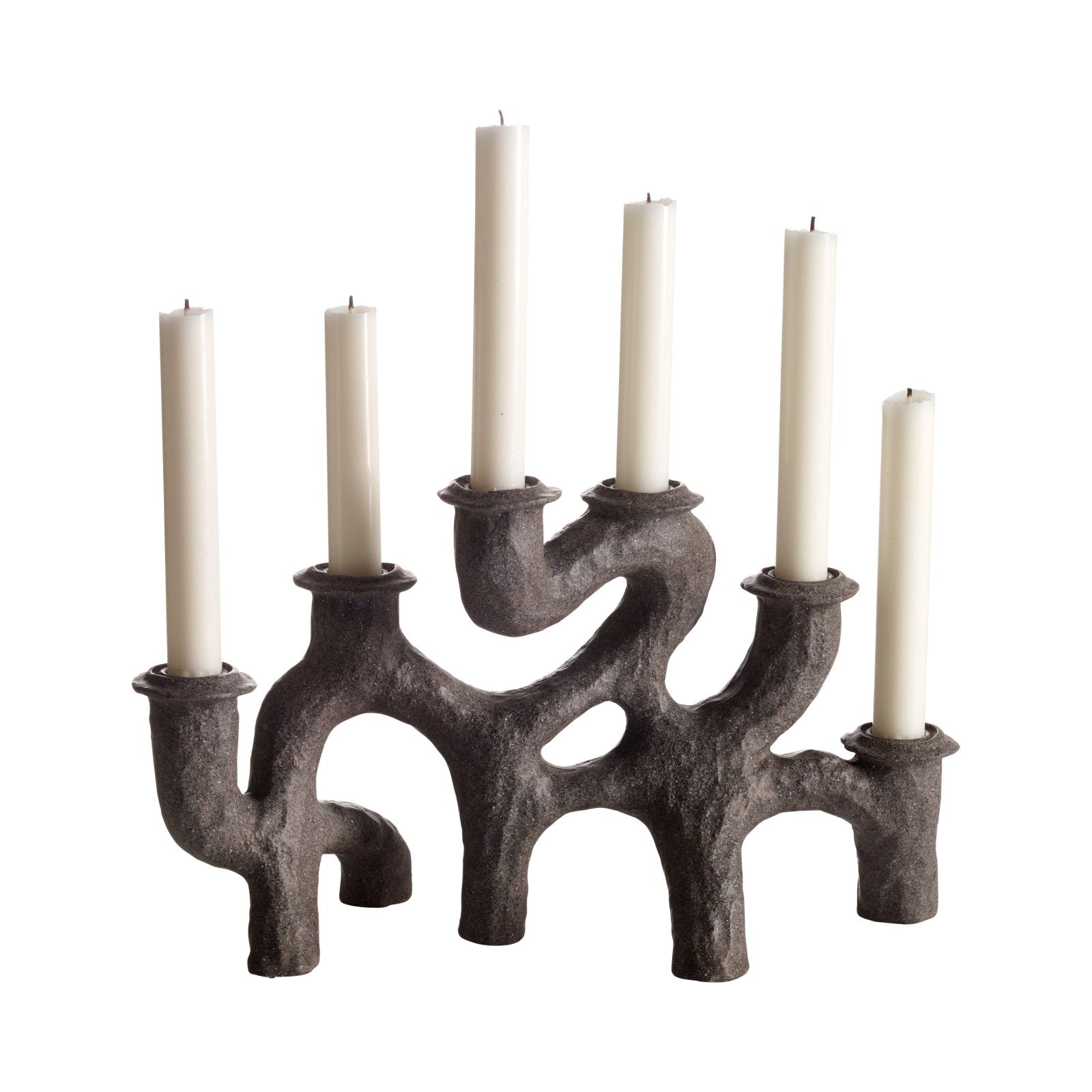 Mogihome Ljusstake Sandro, Grå - Azalea Home