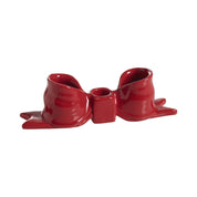Mogihome Ljusstake Scarlett, Röd - Azalea Home