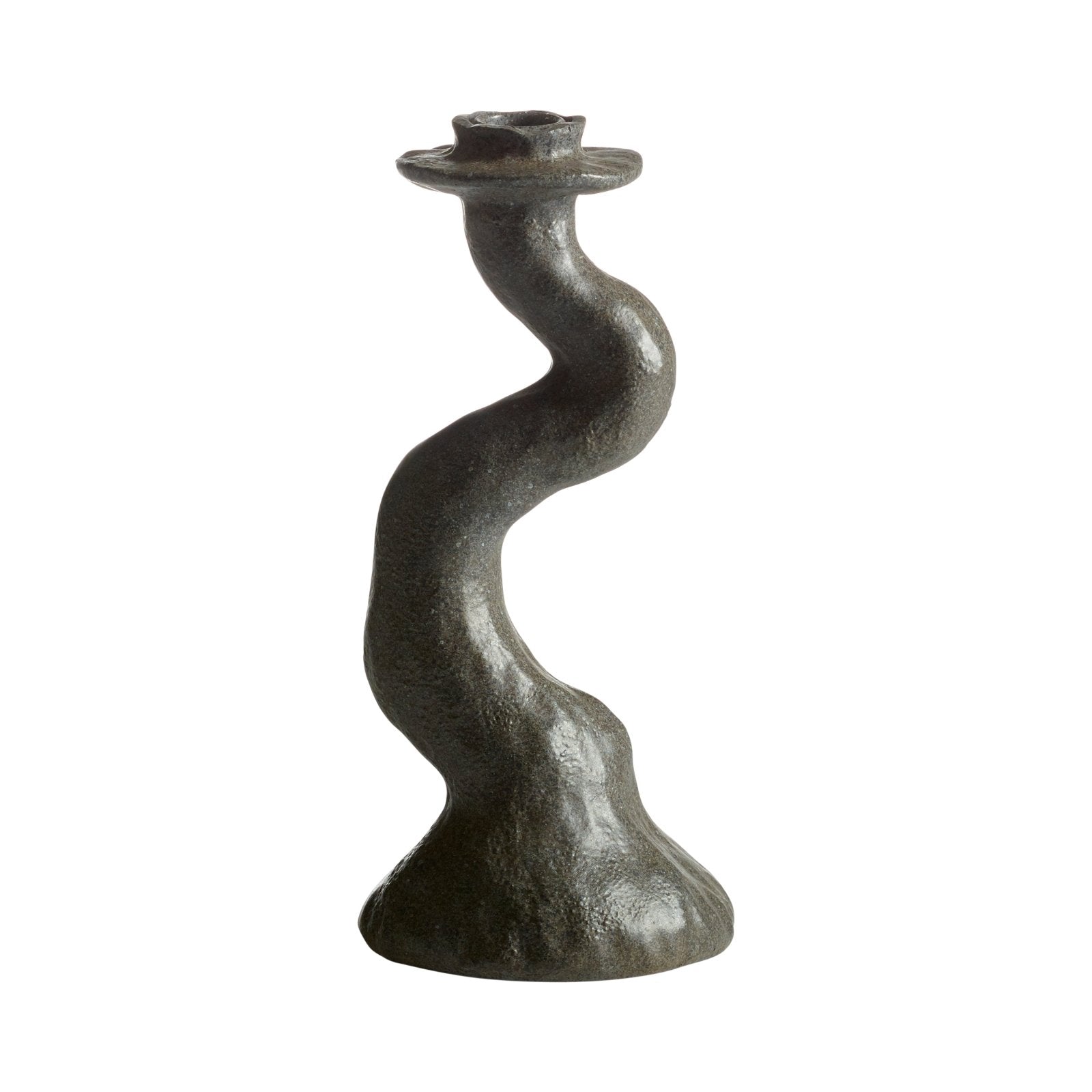 Mogihome Ljusstake Snoddas Låg, Grå - Azalea Home