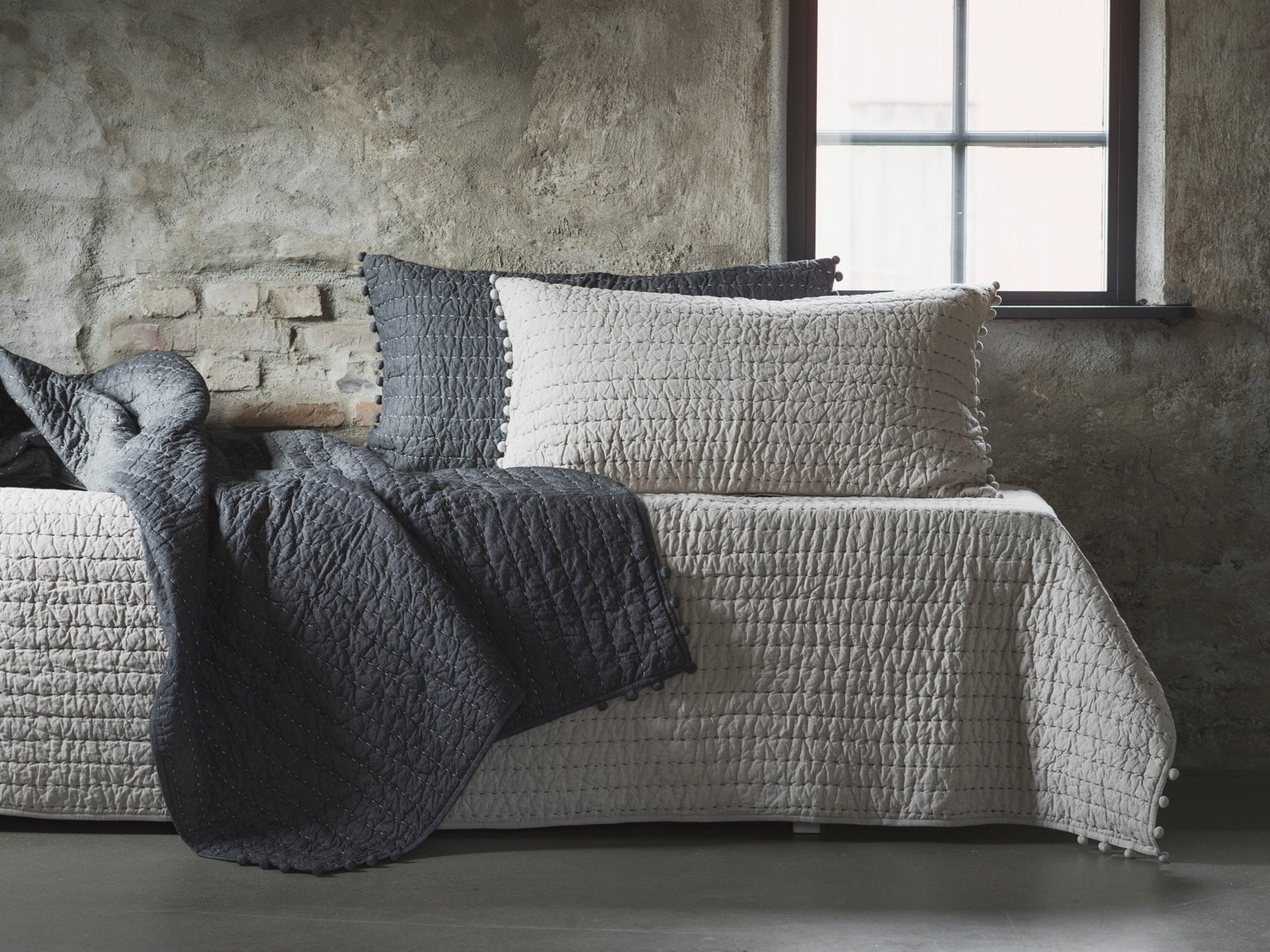 Mogihome Pläd Mika 150x250, Grå - Azalea Home