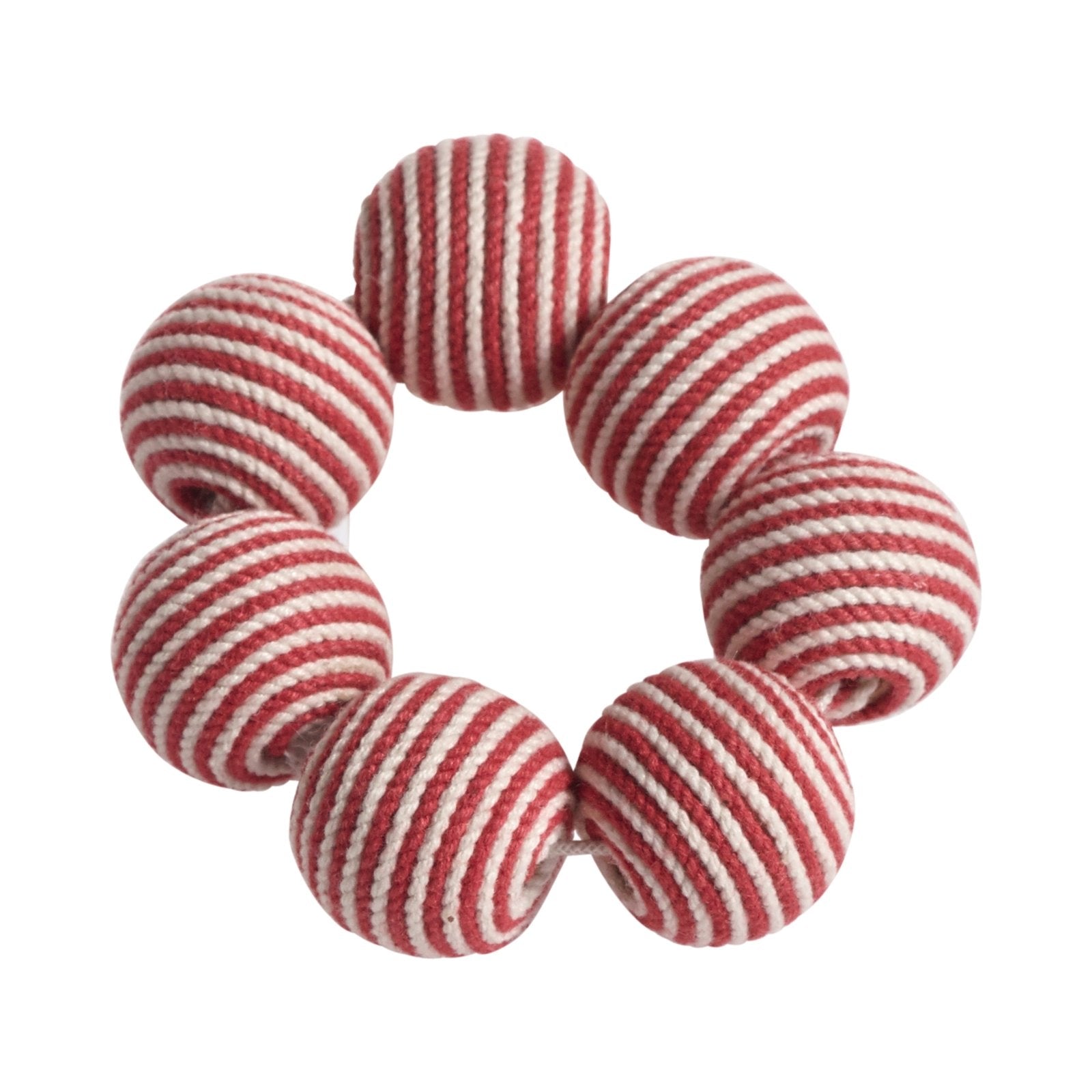 Mogihome Servettring Pompi 8x8, Röd - Azalea Home