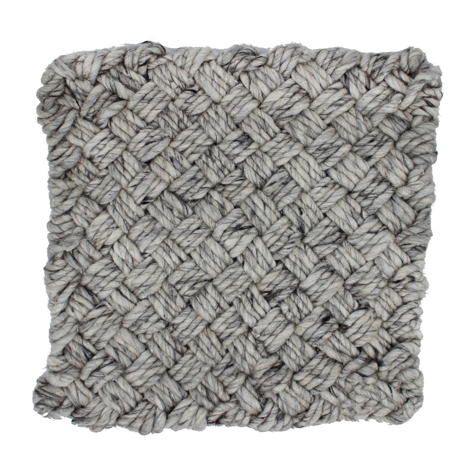 Mogihome Sittdyna Loke 35x35, Ljusgrå Melange - Azalea Home