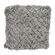 Mogihome Sittdyna Loke 35x35, Ljusgrå Melange - Azalea Home