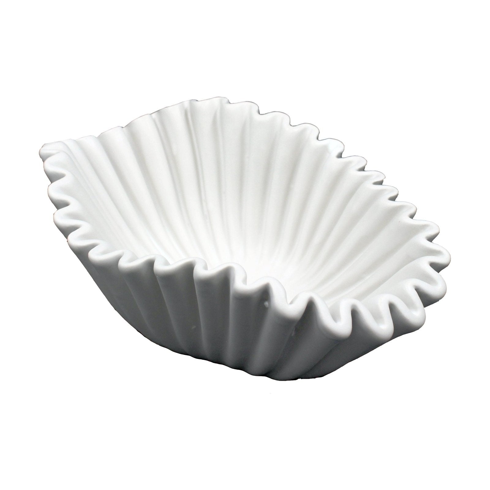 Mogihome Skål Vilja Stor 24x16x9, Creme - Azalea Home