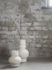 Mogihome Vas Mimosa Låg, Creme - Azalea Home