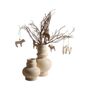 Mogihome Vas Mimosa Låg, Creme - Azalea Home