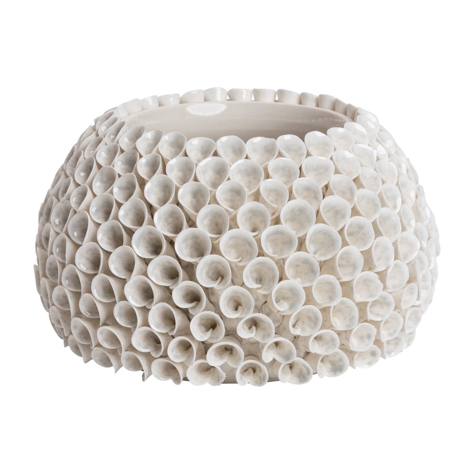 Mogihome Vas Shelly, Creme - Azalea Home