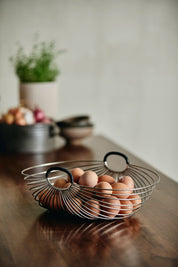 Nordal JAIPUR Fruktkorg, krom - Azalea Home