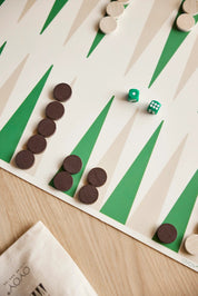 OYOY LIVING Backgammon, Grön - Azalea Home