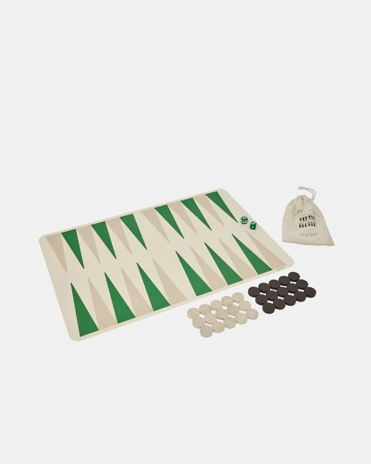 OYOY LIVING Backgammon, Grön - Azalea Home