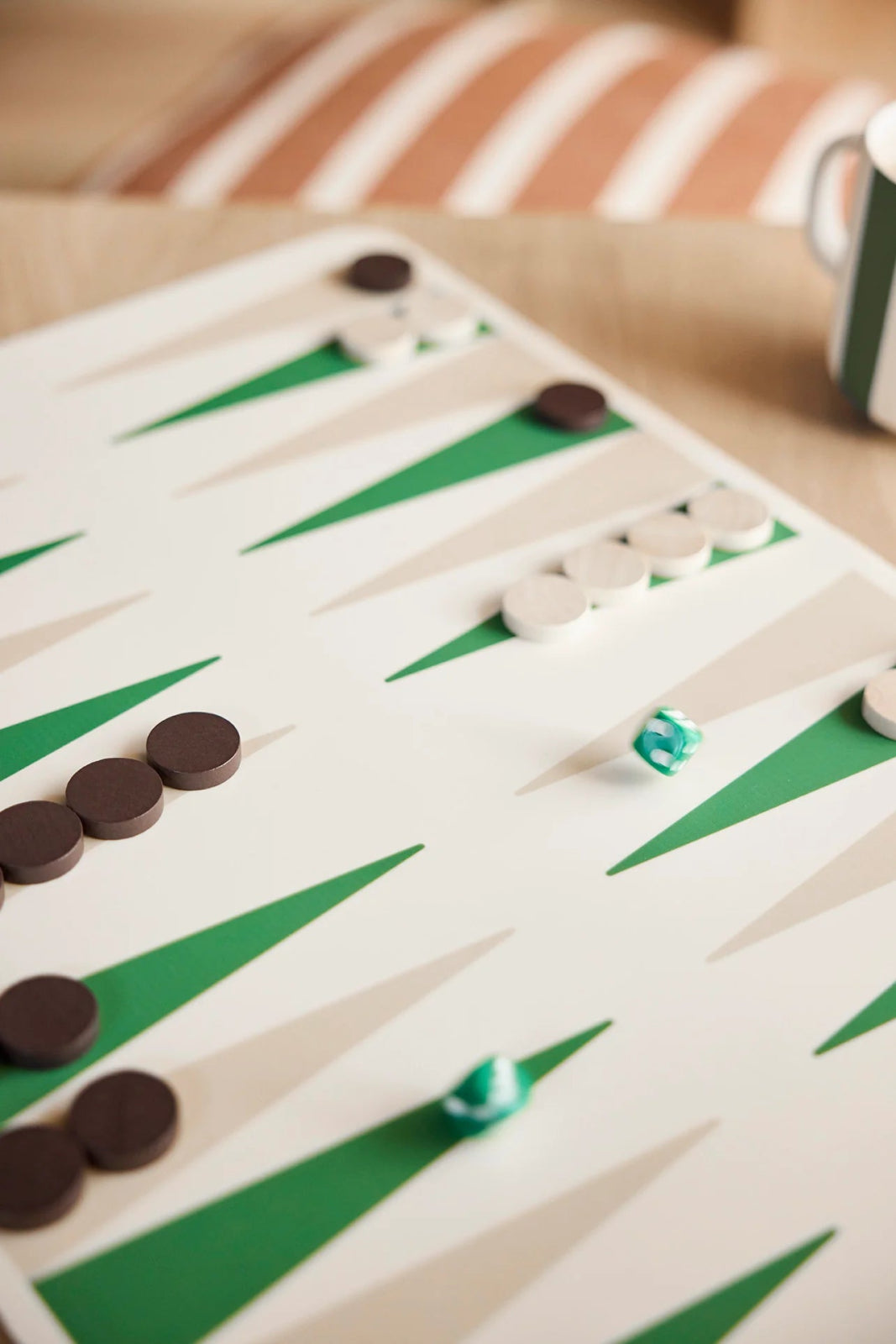 OYOY LIVING Backgammon, Grön - Azalea Home